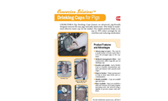 Pigs Drinking Cups Brochure