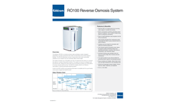 Avidity - Model RO100 - Reverse Osmosis System (RO) Brochure