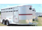 W-W ?ALL-ALUM - Model 4’ or 16’ 6’ or 7’ Wide - Aluminum Cattle Trailer
