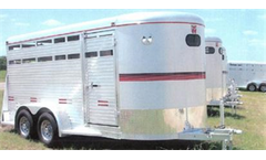 W-W ?ALL-ALUM - Model 4’ or 16’ 6’ or 7’ Wide - Aluminum Cattle Trailer