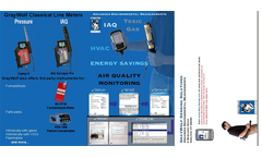 Indoor Air Quality Meters (IAQ) - GrayWolf Classical Line Meters - Brochure
