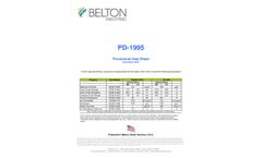 Belton - Model Beltech 1995 - Woven Agricultural Fabric - Brochure