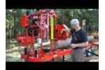 Cook`s MP-32 Portable Sawmill 2013 Video