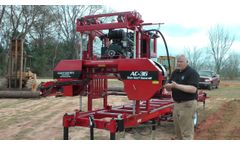 Cook`s AC36 Hydraulic Sawmill Demo - Video