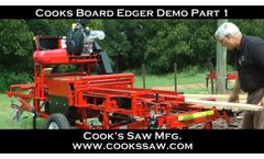 Cook`s Portable Board Edger Demo Part 1 - Video