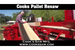 Cooks Pallet Resaw - Pallet Boards & Beveled Siding Demo - Video