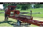 Cooks MP32 Portable Sawmill Demo - Video
