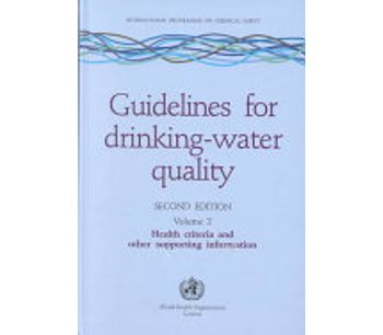 Guidelines for Drinking-Water Quality Second Edition