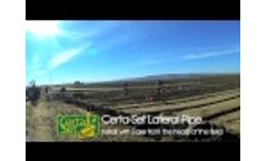 Certa-Set Pulling Pipe into the Field Video