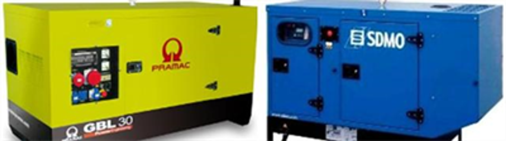 SDMO and Pramac - Self Contained Off-Grid Generators