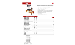 Model HM - Mechanical Heat Meter - Brochure
