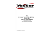 Yetter - Model 2959-003 - Unit Mounted Single Disc Fertilizer Opener  - Brochure