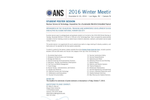 ANS Winter Meeting and Technology Expo 2016 Brochure