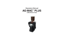AgraTronix - Model 38150 - Coffee Bean Moisture Tester Brochure