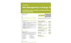 Risk Management in Energy Trading Brochure