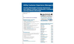 Utility Customer Experience Management Brochure