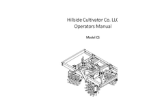 Hillside - Model CS - Two Channels Cultivator Operators Manual
