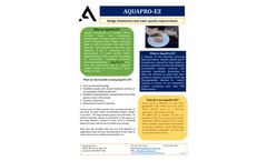 Aquaintech Aquapro - Model EZ - Aquaculture Powder Mixture - Product Information Sheet