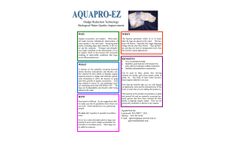 AquaPro-EZ - Sludge Reduction Technology Biological Water Quality Improvement - Brochure