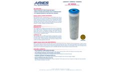 Aries Premium Drinking Water Replacement Cartridges - Data Sheet