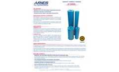 Aries Perchlorate Removal Replacement Cartridges - Data Sheet