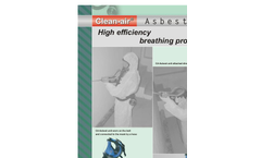 Clean-air - Asbest - High Efficiency Breathing Protection Mask - Brochure
