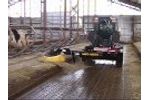 Mat-Mate Free Stall Mattress Brush for Use in Dairy Herd Managment - Video