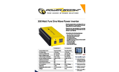 Model APS300 - Pure Sine Wave Power Inverter - Brochure