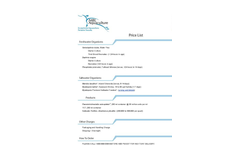 MBL - Pimephales Promelas Current Price List Brochure