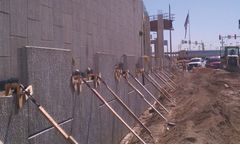 Shored Reinforced Earth - Mechanically Stabilized Earth (MSE) Retaining Walls