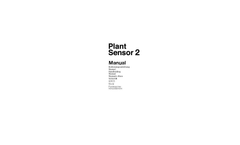 Plant Sensor 2 Manual
