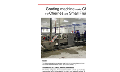 Fachaux - Model CSI - Mechanical Sizer for Cherries and Small Fruits Brochure