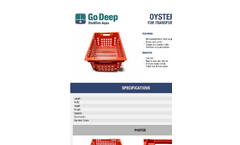 Oyster Crate for Transport and Sorting - Brochure