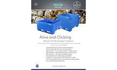 Saeplast - Wet Storage Tank - Brochure