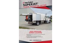 SuperJet - Truck Mounted Sewer Jetter - Brochure