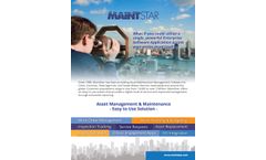 MaintStar - Enterprise Asset Management (EAMS) Software - Brochure