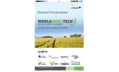 World Agri-Tech Investment Summit 2016 - Brochure