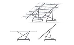 Model XSS - Titled & Angled Solar Panel Ground Mounts