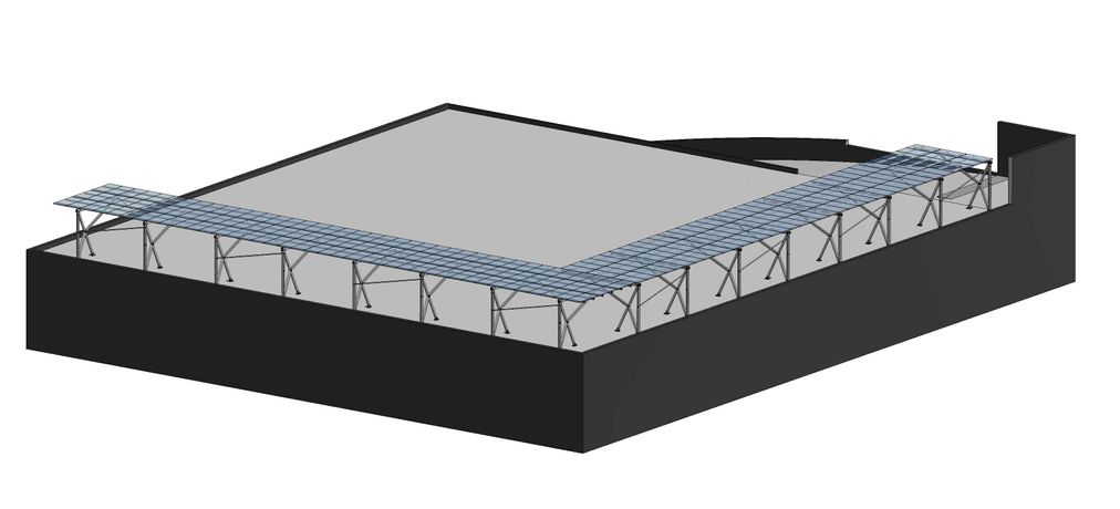 Solar Panel Parking Garage Carport Canopies