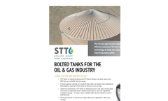STT Tanks & Industrial Bolted Storage Tanks - Oil & Gas  Brochure