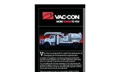 Vac-Con - Compressed Natural Gas Option Combination Sewer Cleaner Brochure