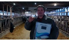 Environmental controller, weather station for dairy curtains on freestall barn. - Video
