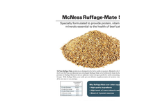 Ruffage-Mate - Model 52 - Protein Supplements Brochure