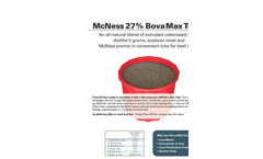 Bova Max - Tubs Protein Supplements Brochure