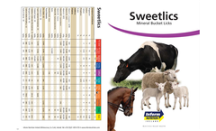 Sweetlics Mineral Bucket Licks Brochure
