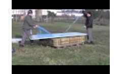 Mobile Housing System NATURA Camp for Organic, Free-Range Egg Production - Video