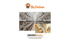 Big-Dutchman - Model UNIVENT - Starter Rearing System - Brochure