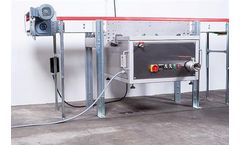 Ultrasound Cleaning Unit for Curve Conveyors
