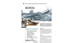 Rotos - Self Loading Round Bale Handler Brochure