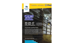 Growth Spurt - Model 22-22-17 - All-Milk Protein Milk Replacer (Plain or Medicated) Brochure